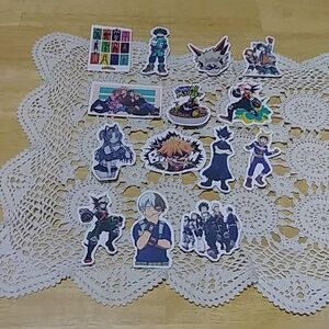 Anime Stickers for locker, scrapbook, crafts, computer, etc.